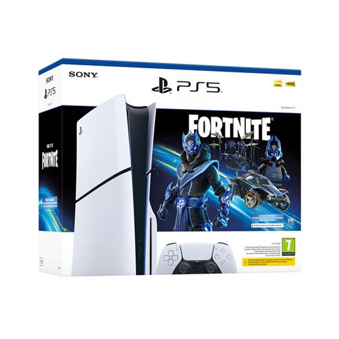 PlayStation 5 Disc Console Fortnite Cobalt Star Bundle