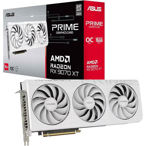 ASUS Prime Radeon RX 9070 XT White OC 16GB